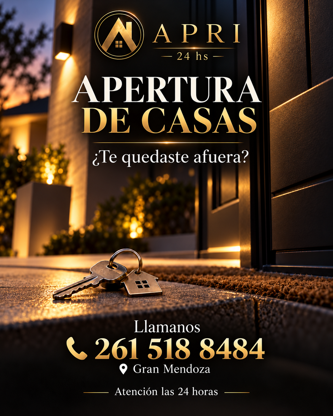 Material promocional APRI: Apertura de casas